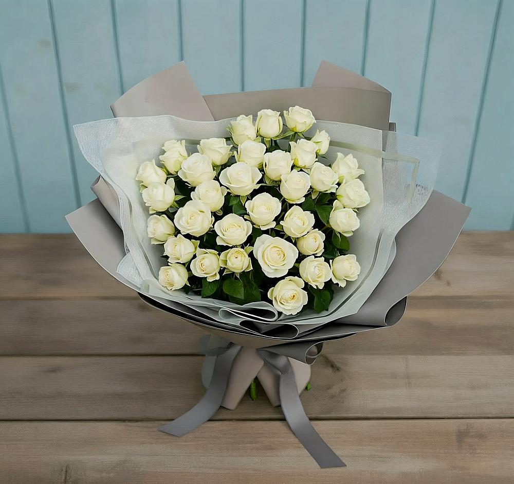 Букет Белоснежная нежность в Глазове