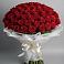 Букет 101 Красная роза Блэк Мэджик в Глазове
