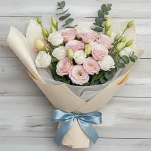 Букет цветов из:  Лизиантусы в Глазове