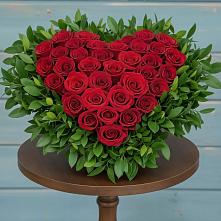 Цветочная композиция из Розы в виде сердца #REPLACE_PRED# Глазове