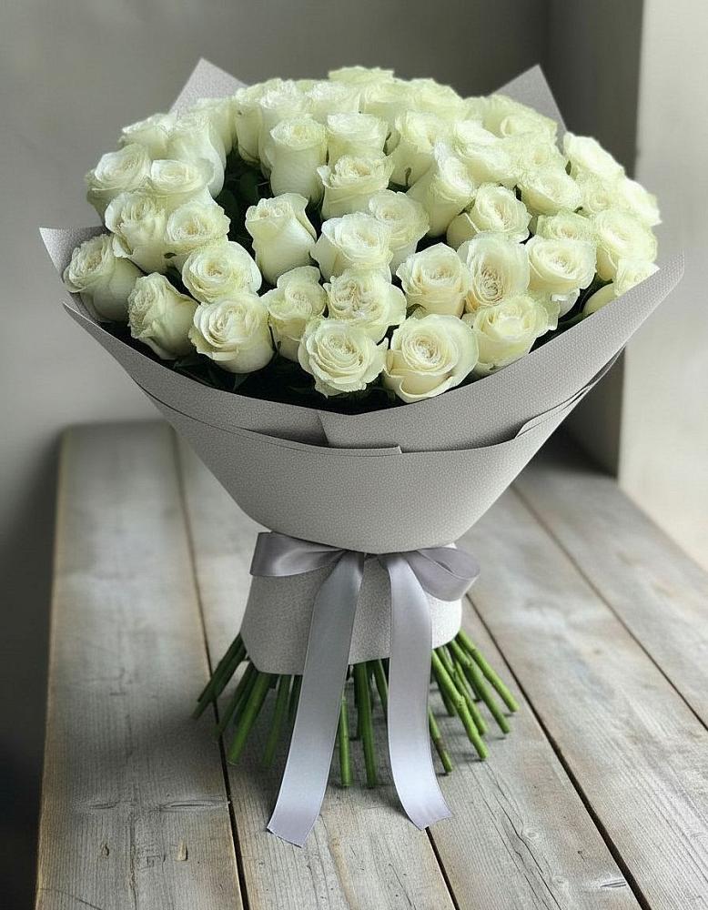 Букет 35 Белых роз в Глазове