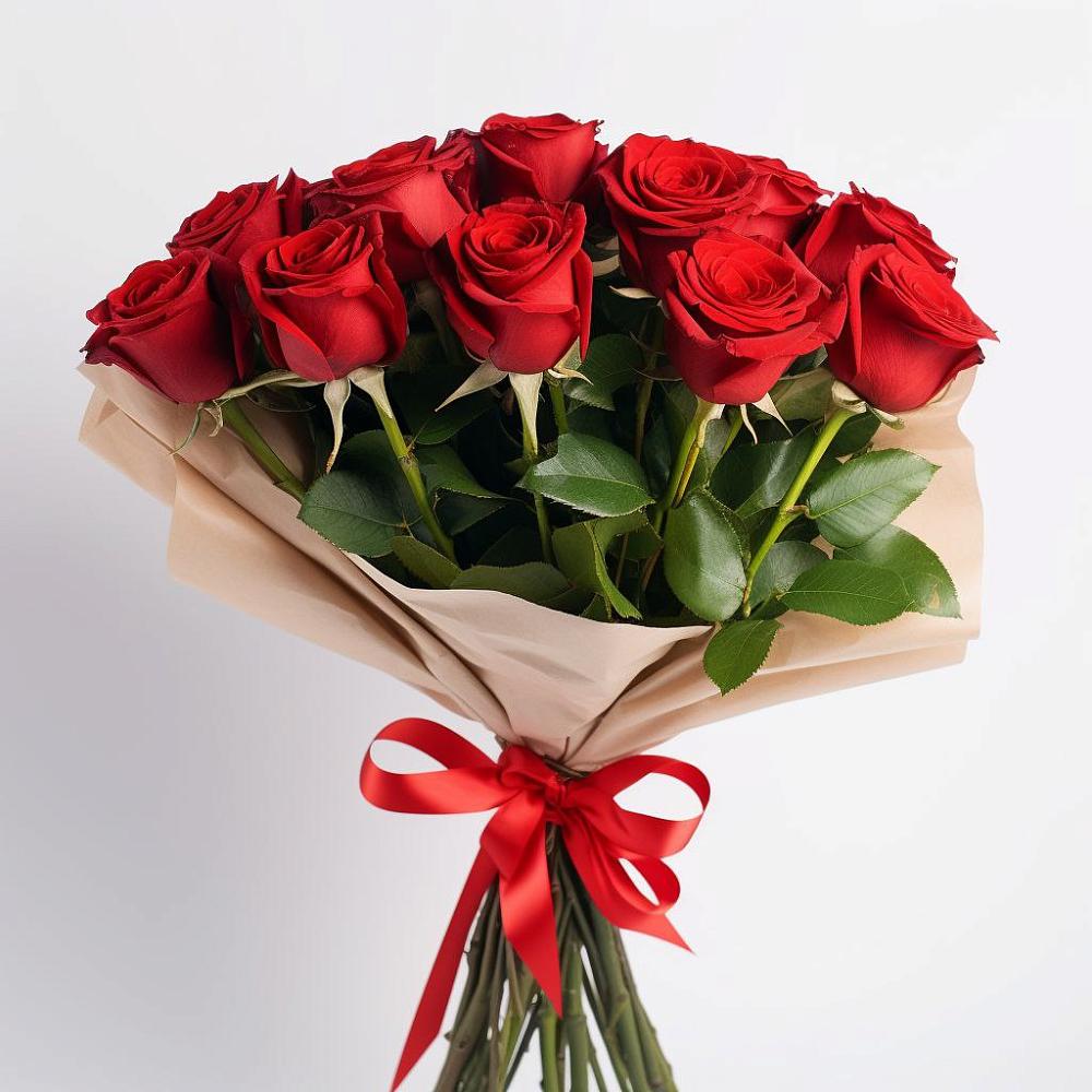 Букет 11 Красных роз Эдлесс Лав в Глазове